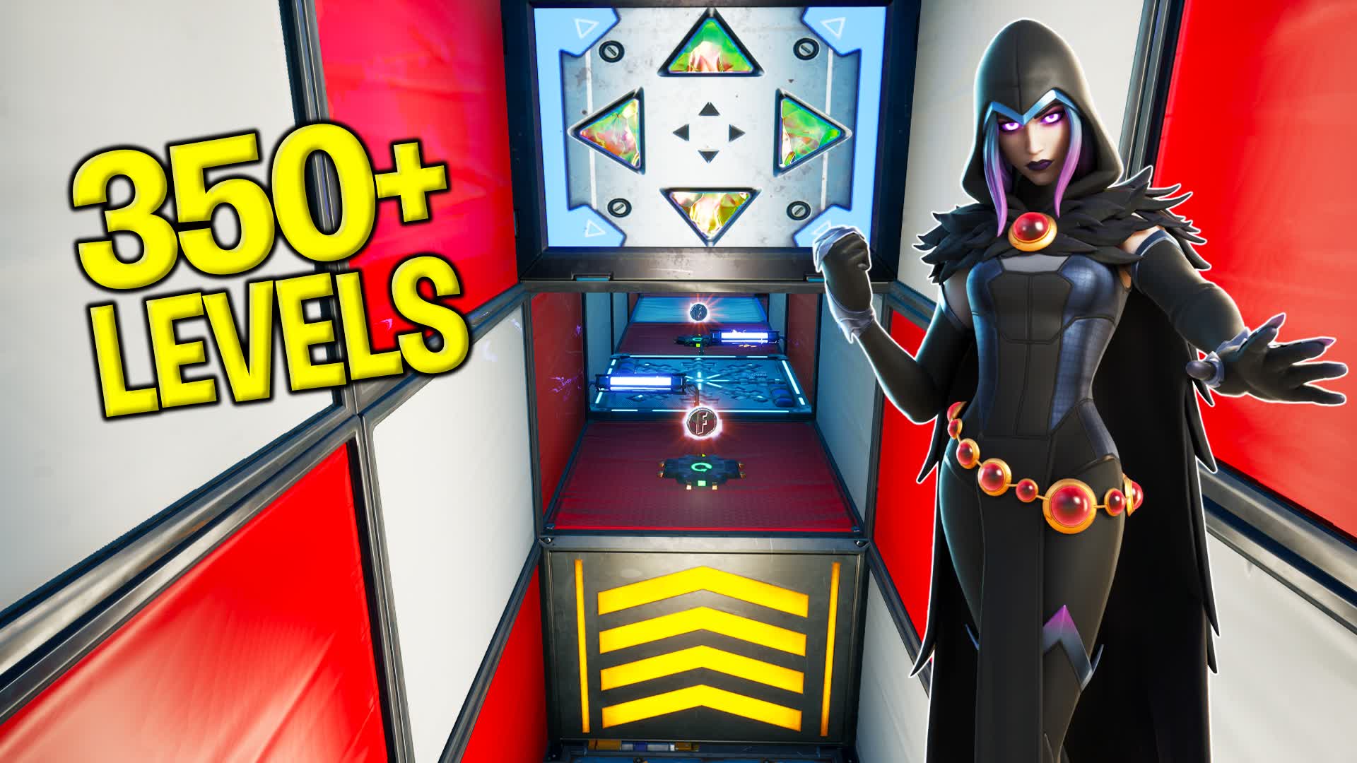 DEFAULT PARKOUR 350+ Easy Obby β Fortnite Creative map