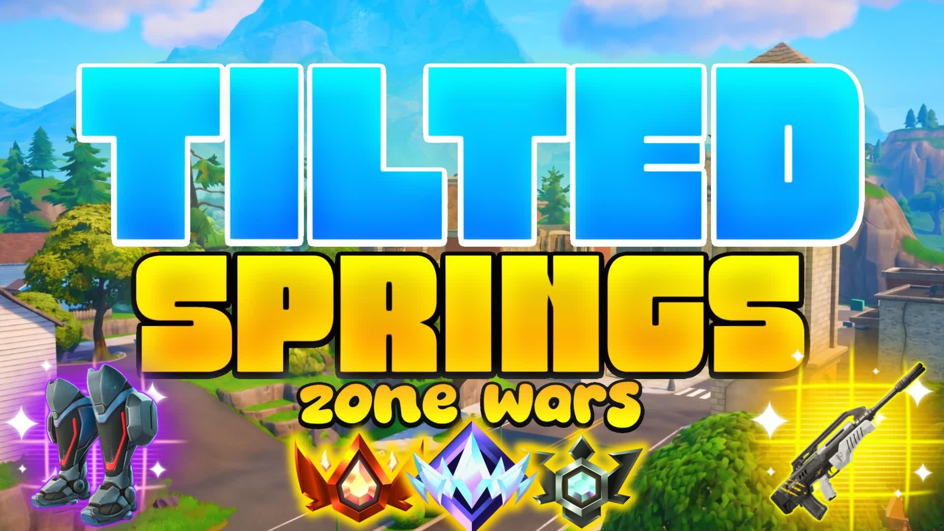 TILTED SPRINGS - ZONE WARS — Fortnite Creative map