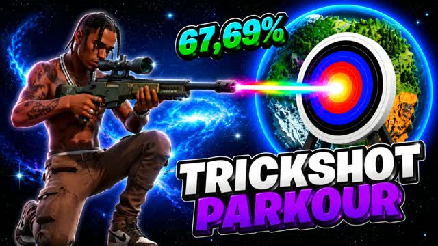 SUPER FISH TRICKSHOT PARKOUR β Fortnite Creative map
