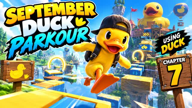 September Duck Parkour — Fortnite Creative map