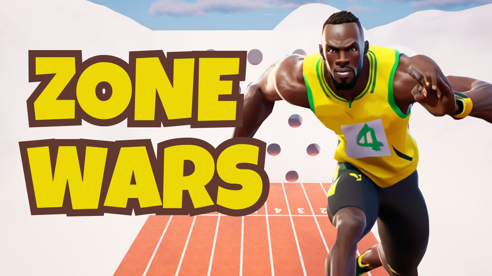 100m Sprint Zone Wars — Fortnite Creative map