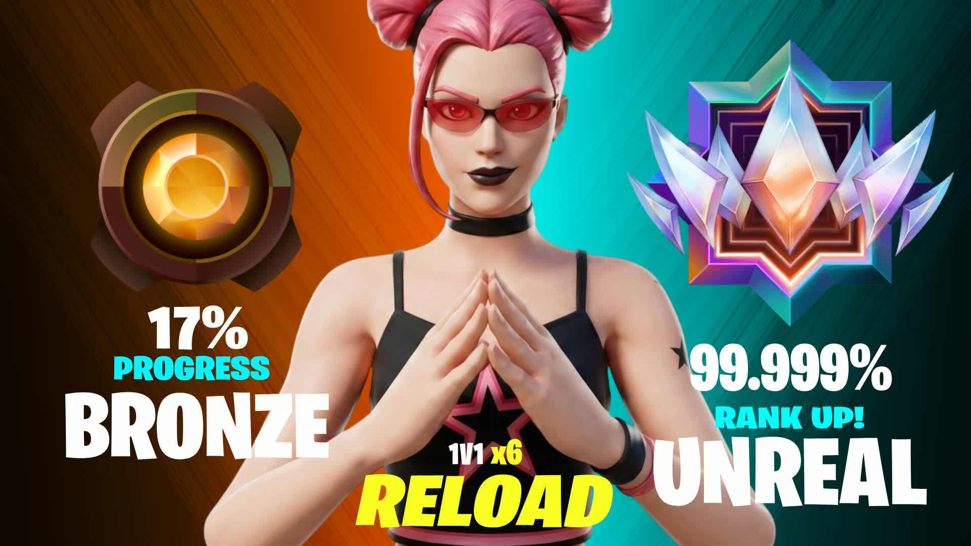 RK 1V1 RELOAD x6 🏆 — Fortnite Creative map