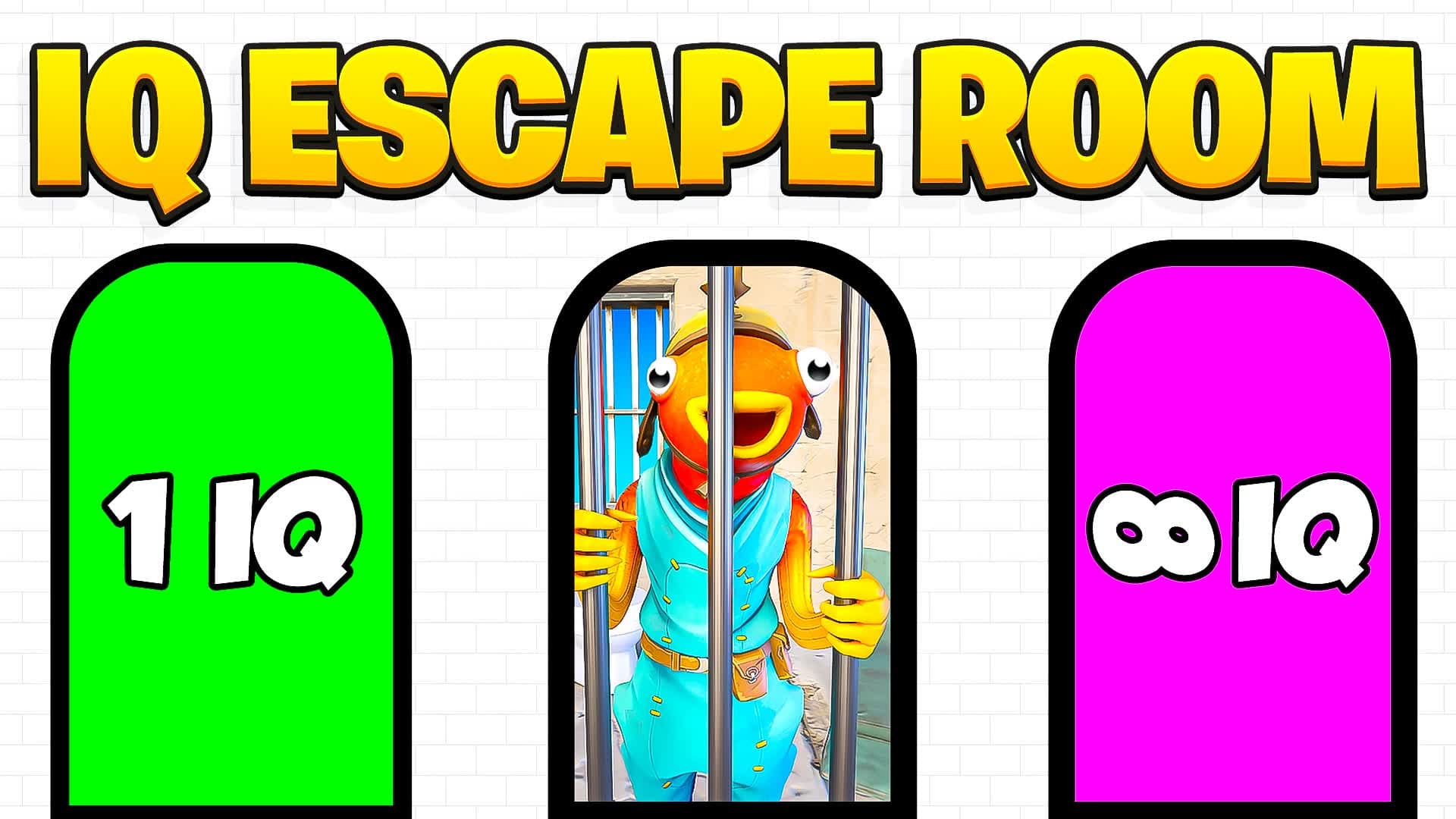 IQ ESCAPE ROOM CHALLENGE — Fortnite Creative map