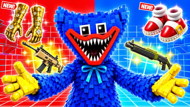 HUGGY WUGGY RVB RED VS BLUE ๐ด๐ต โ Fortnite Creative map