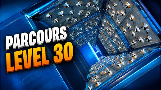 Parkour de champion à 30 LEVEL — Fortnite Creative map