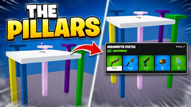 Free For All Pillars — Fortnite Creative map