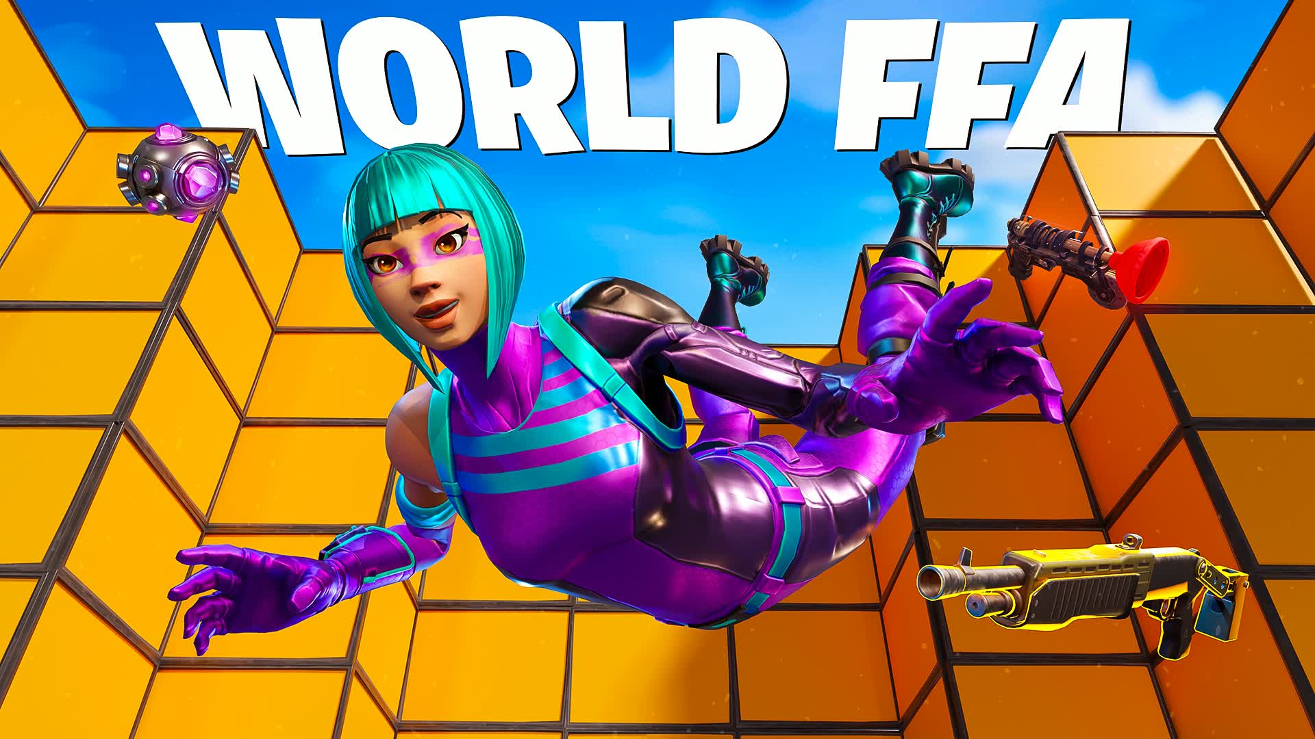 WORLD FFA - ALL WEAPONS β Fortnite Creative map