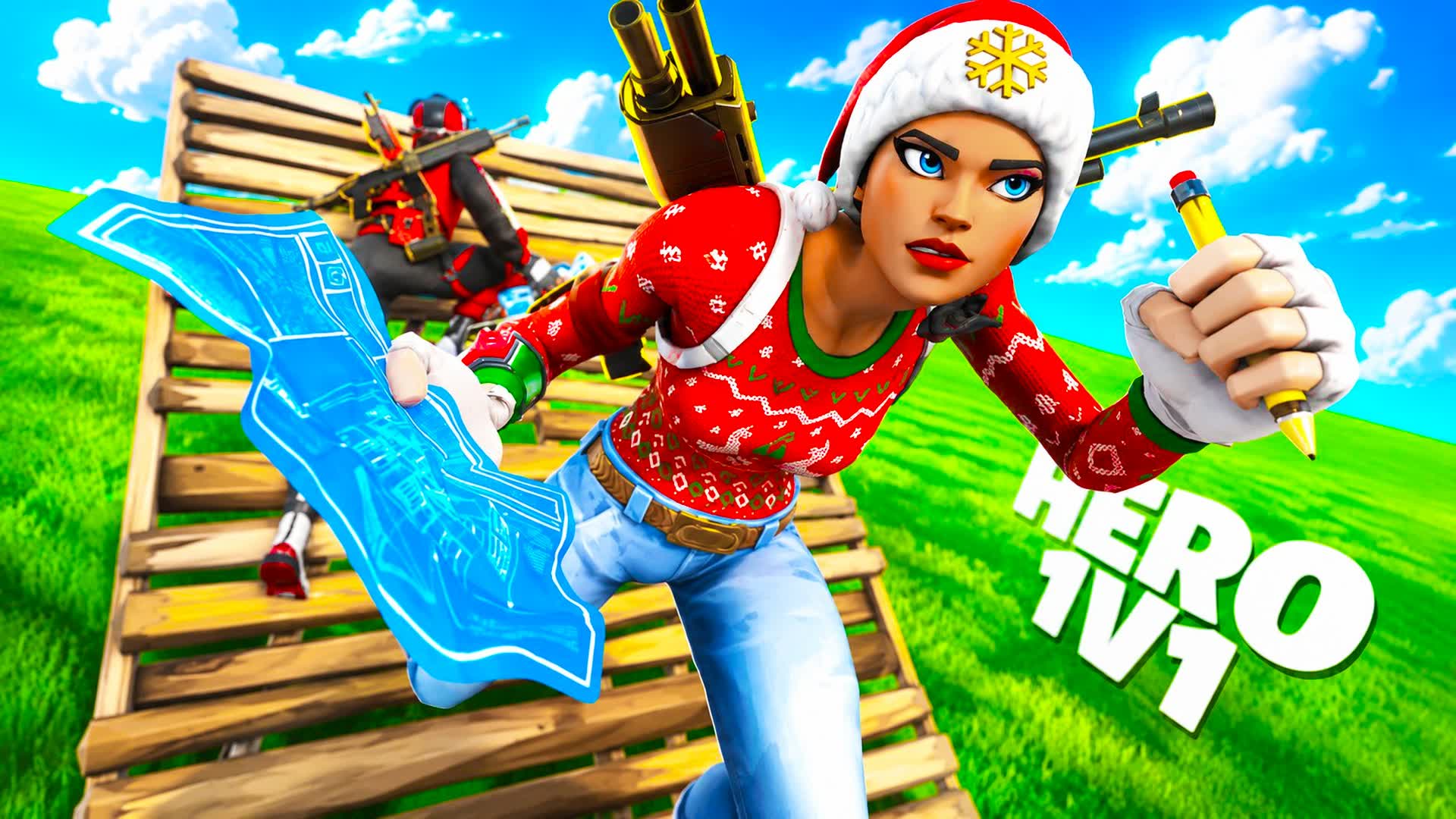 HEROCLICK 1v1 Build Fights (200 PUMPS)⭐️ — Fortnite Creative map