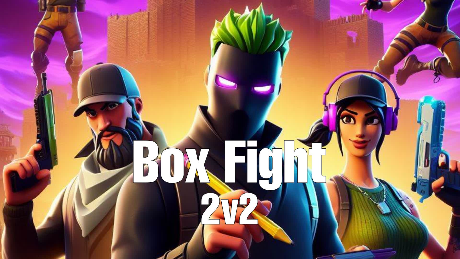 Box Fight 2v2 — Fortnite Creative map