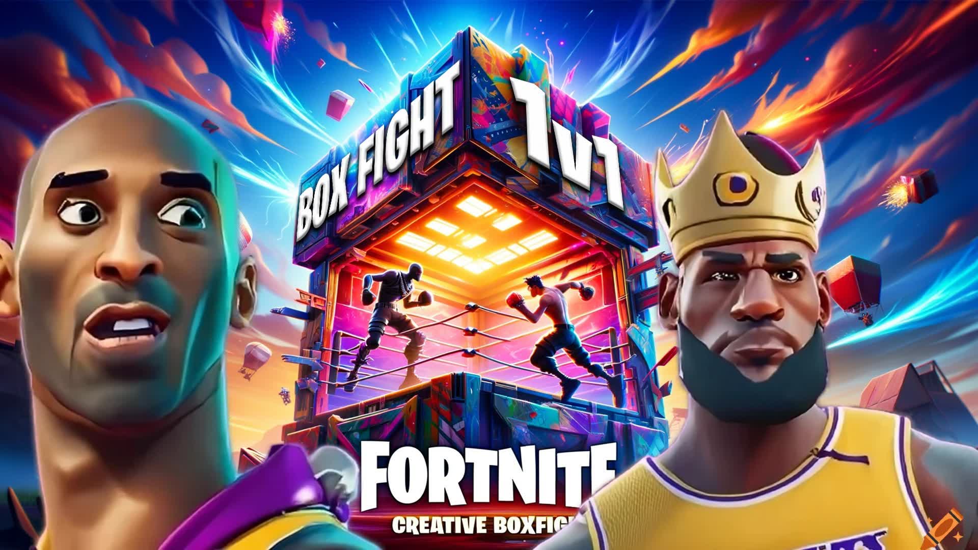 NBA Box Fight — Fortnite Creative map