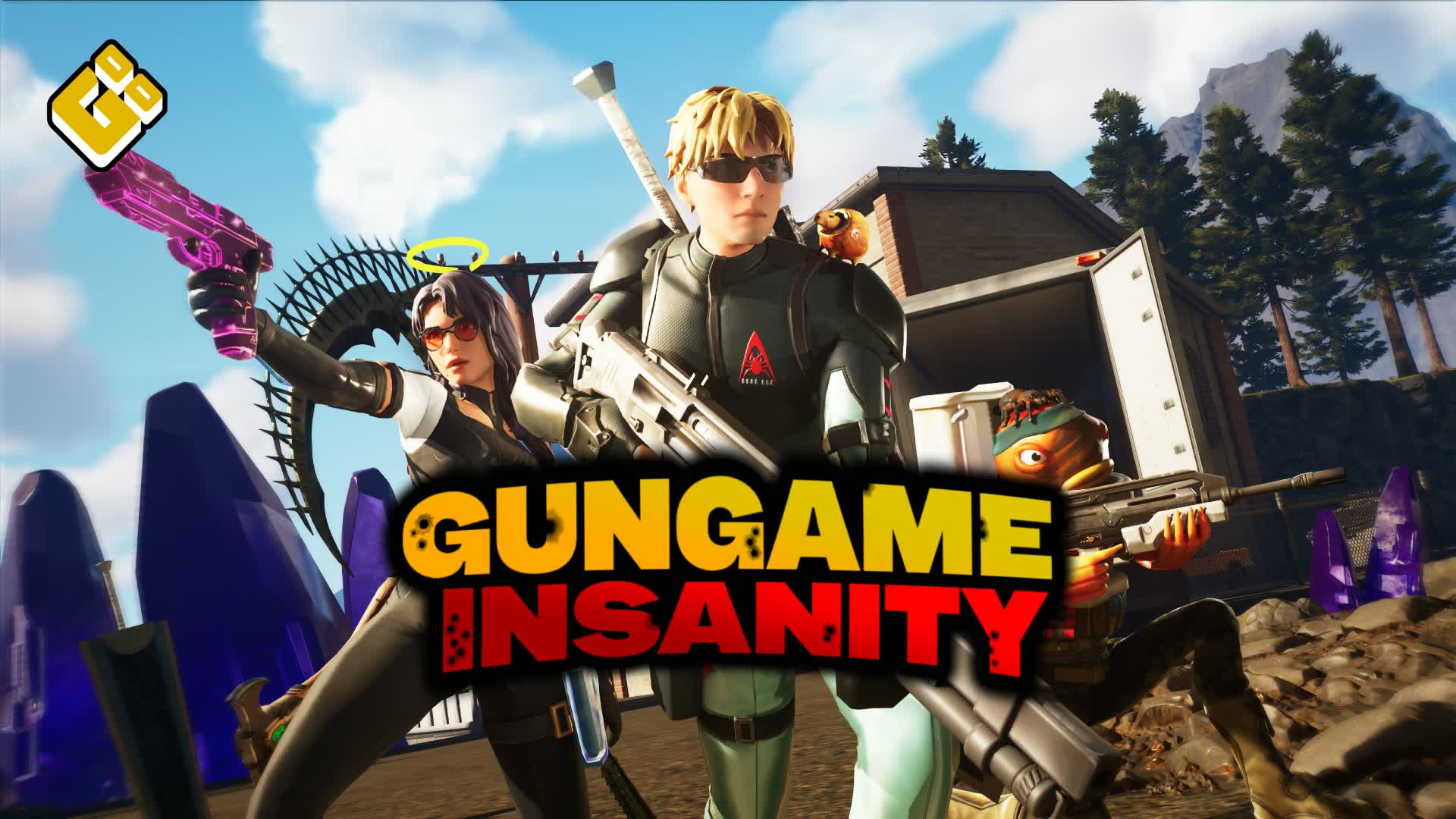 GUN GAME INSANITY — Fortnite Creative map