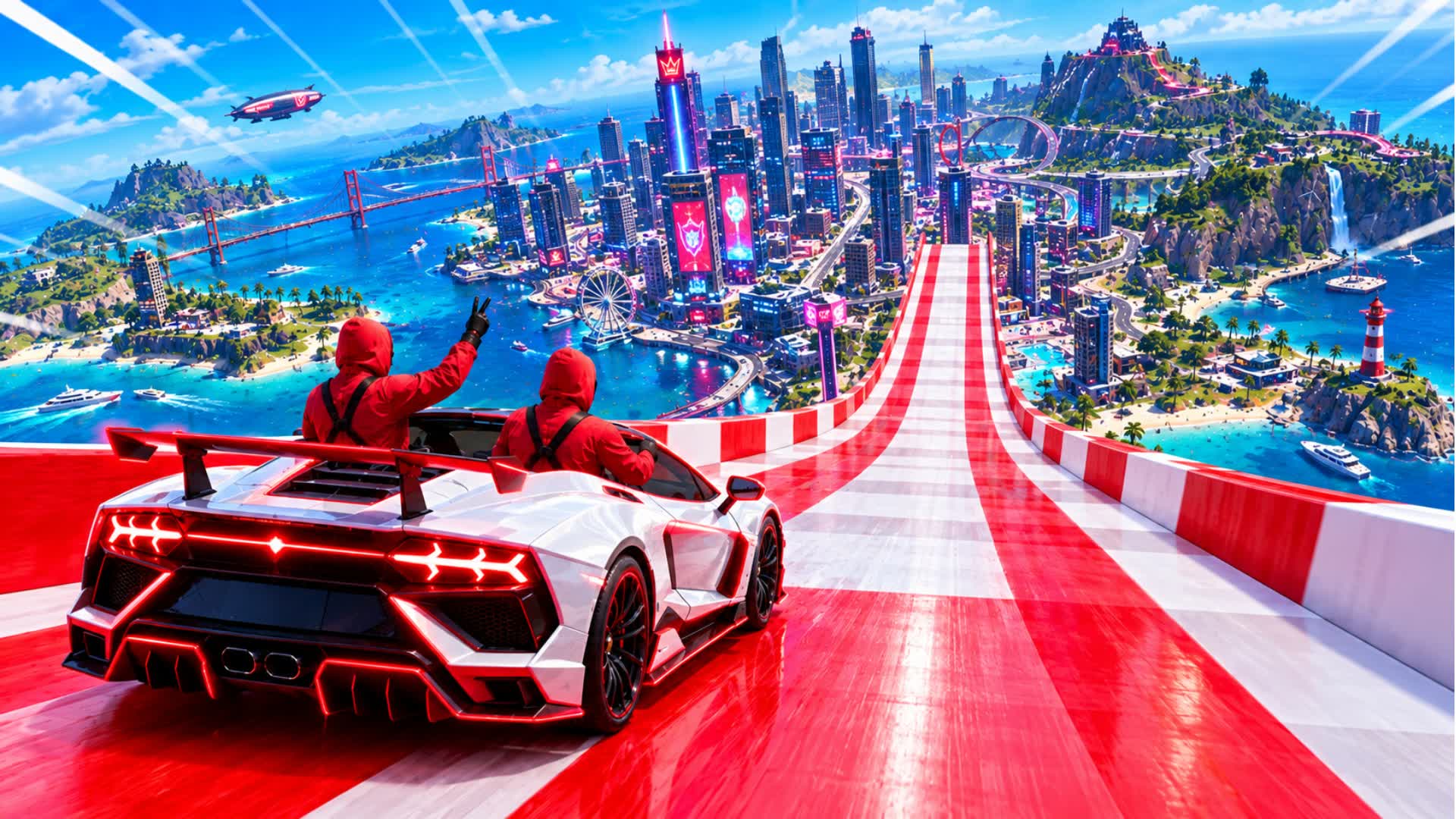 ZERO LIMITS - CAR GAME — Fortnite Creative map