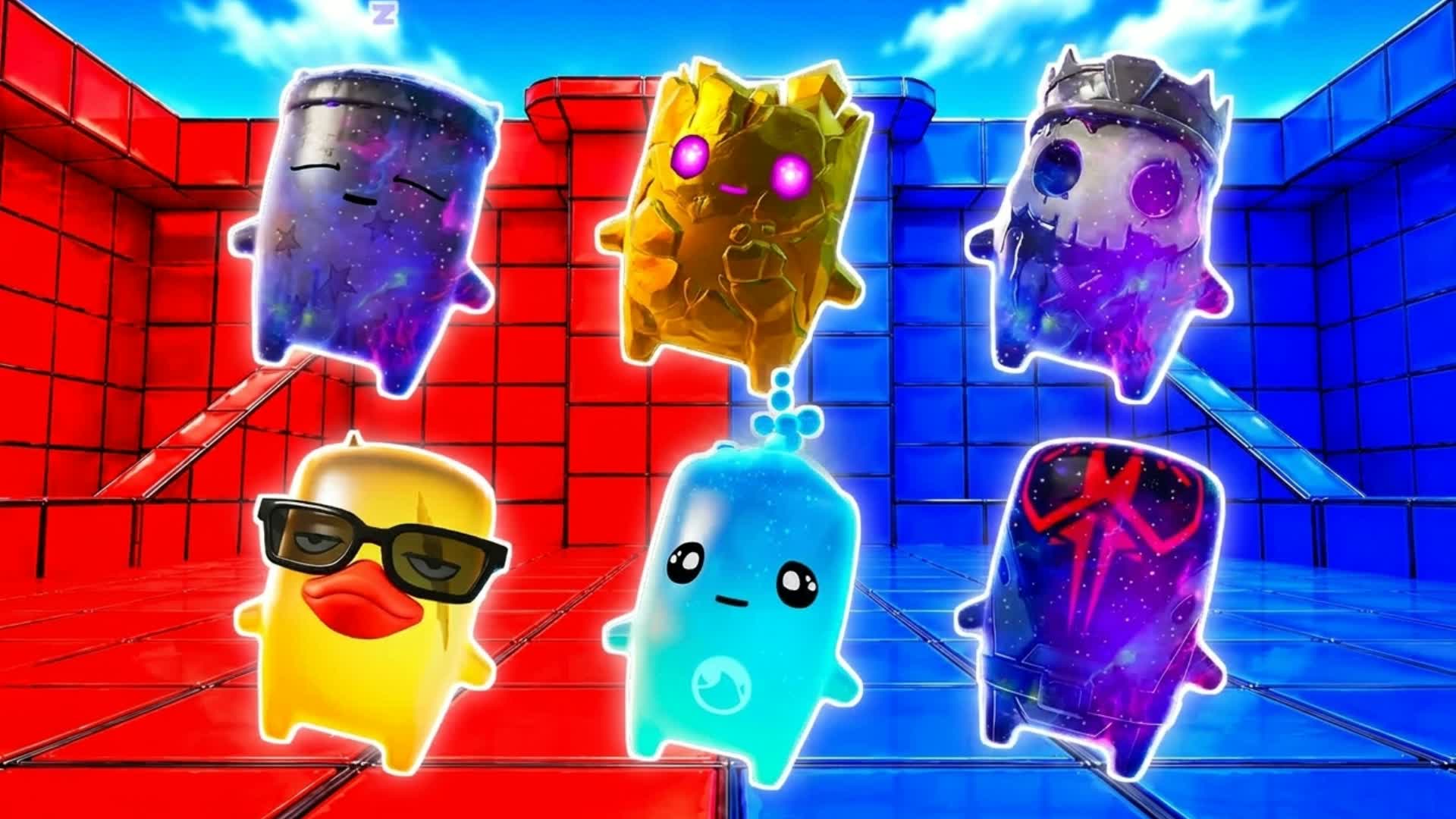 red vs blue first time — Fortnite Creative map