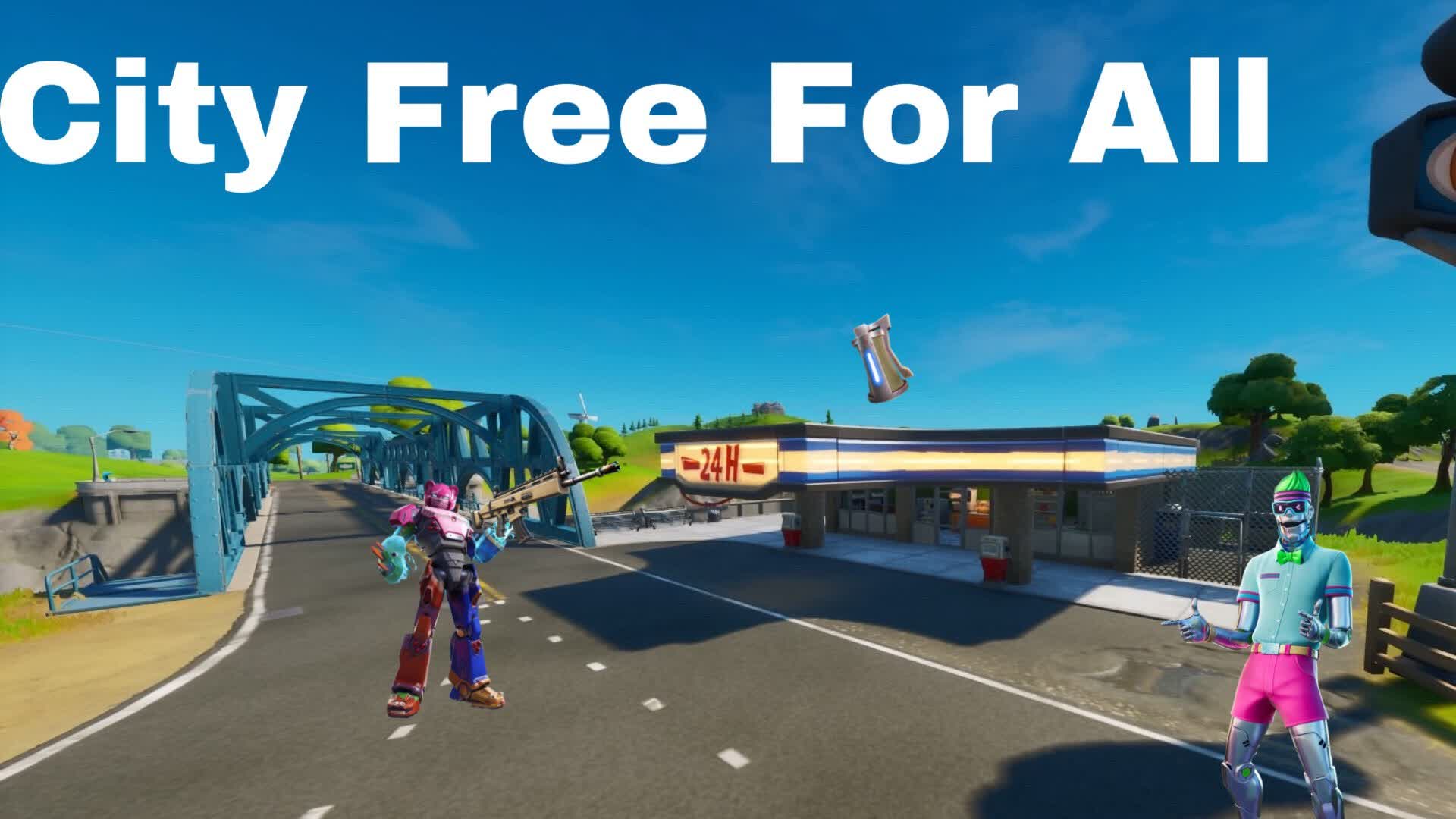 city free for all — Fortnite Creative map