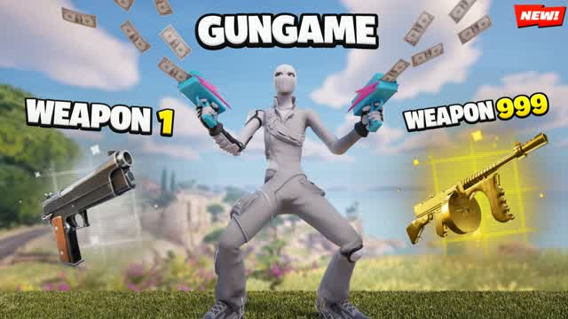 GUNGAME INFINITE ONE SHOT — Fortnite Creative map