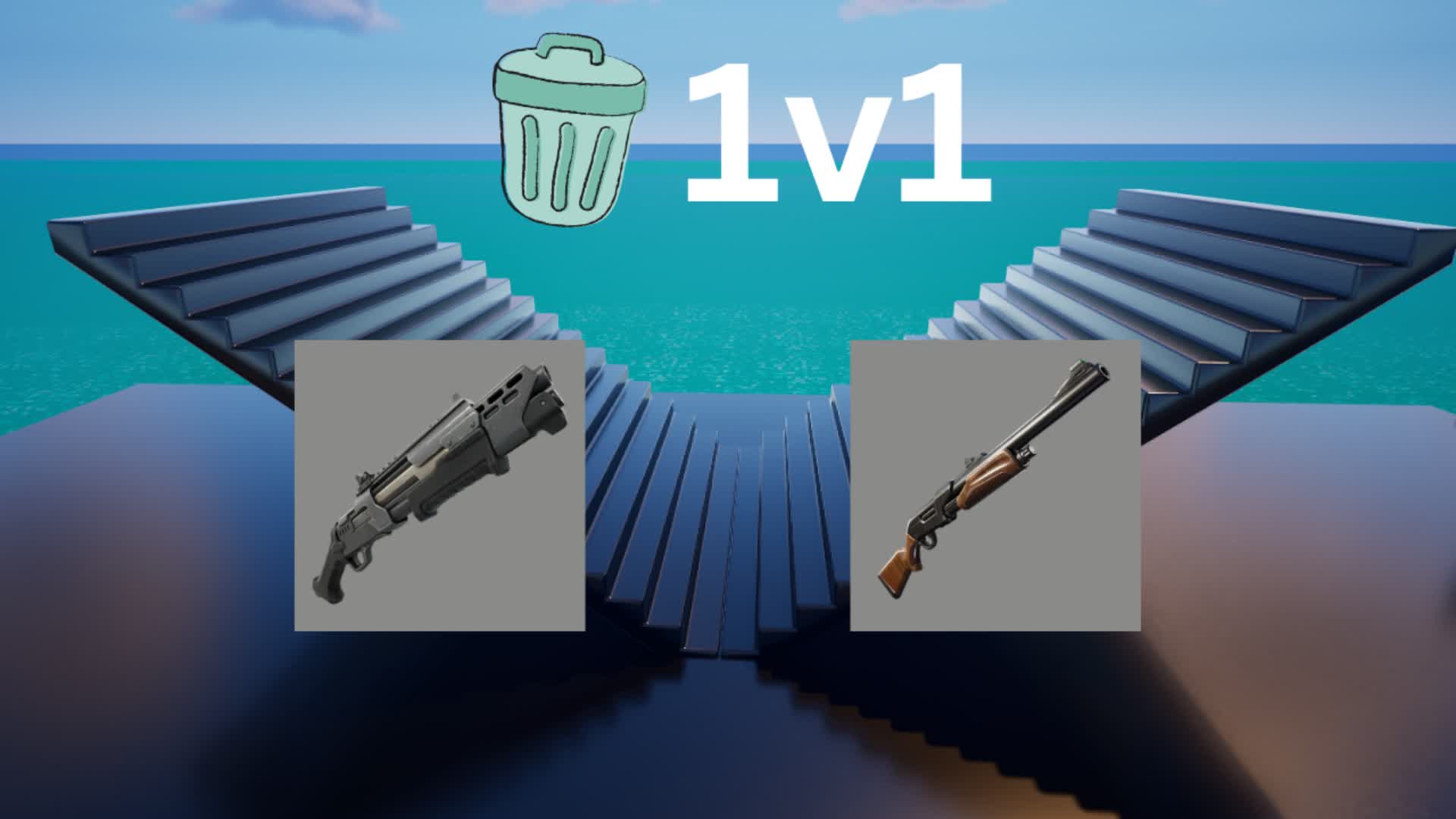 Garbage 1v1 — Fortnite Creative map