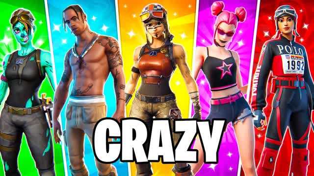 ⭐CRAZY ALL SKINS FFA⭐ — Fortnite Creative map