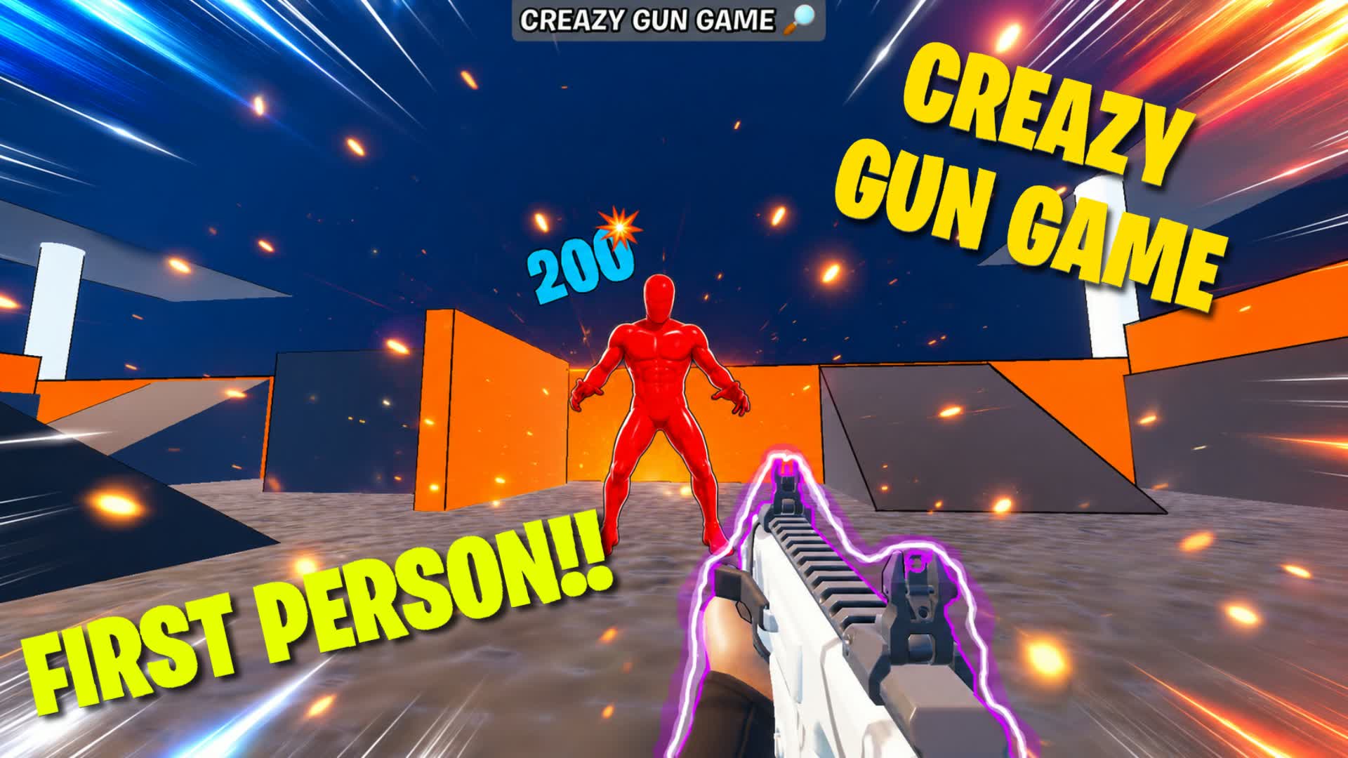 CREAZY GUN GAME β Fortnite Creative map