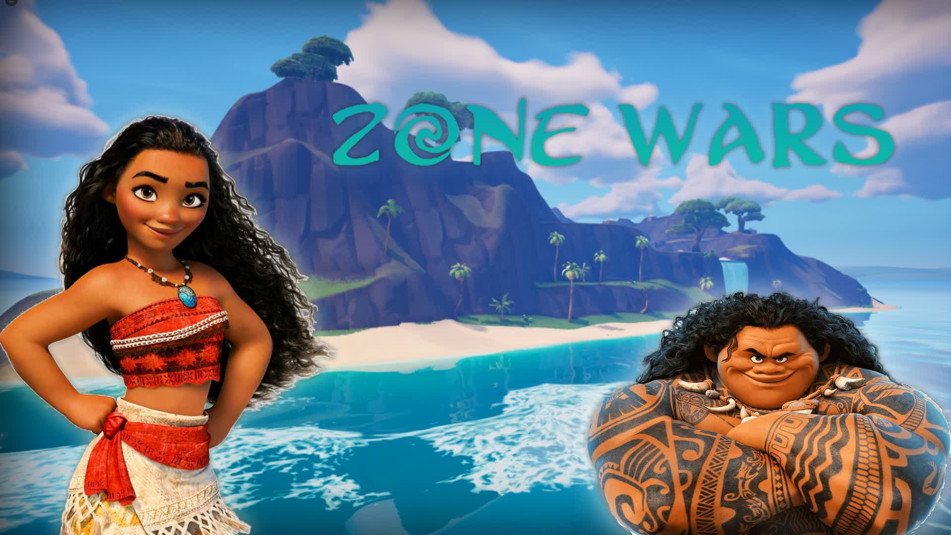 MOANA ISLAND - ZONE WARS🌀 — Fortnite Creative map