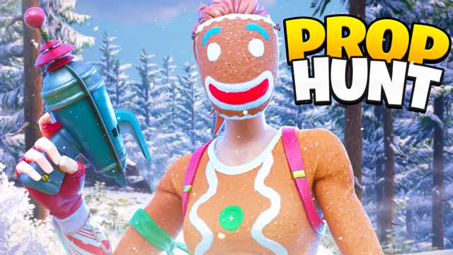 WINTER PROP HUNT! FUN! — Fortnite Creative map