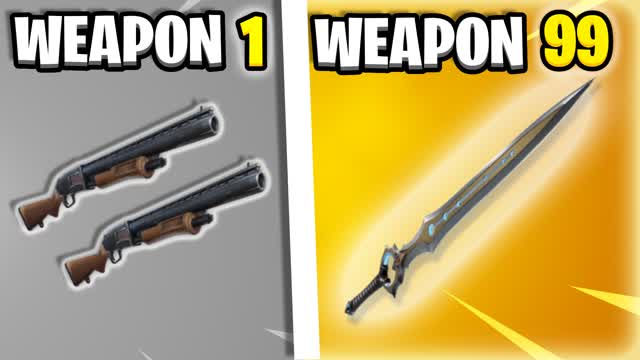 TILTED GUN GAME💥 — Fortnite Creative map