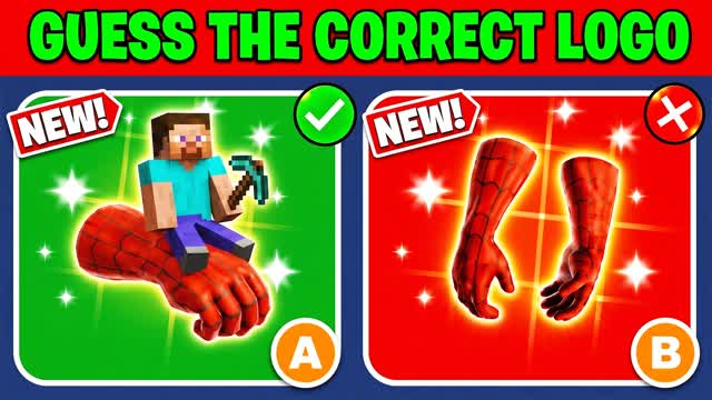 SPIDER-MAN BRAND NEW DAY GUESS THE LOGO โ Fortnite Creative map