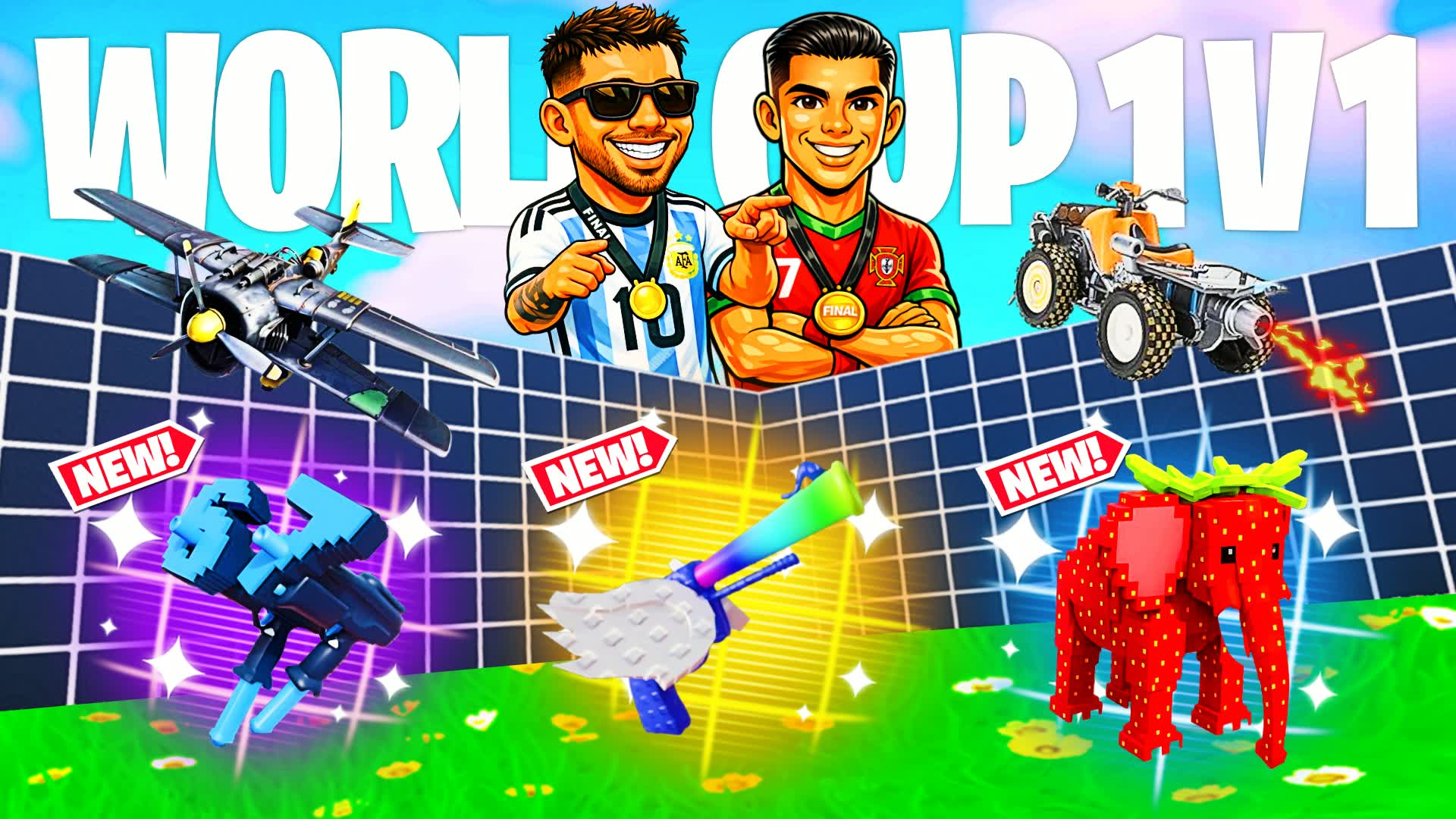 WORLD CUP 1V1 FFA โ Fortnite Creative map