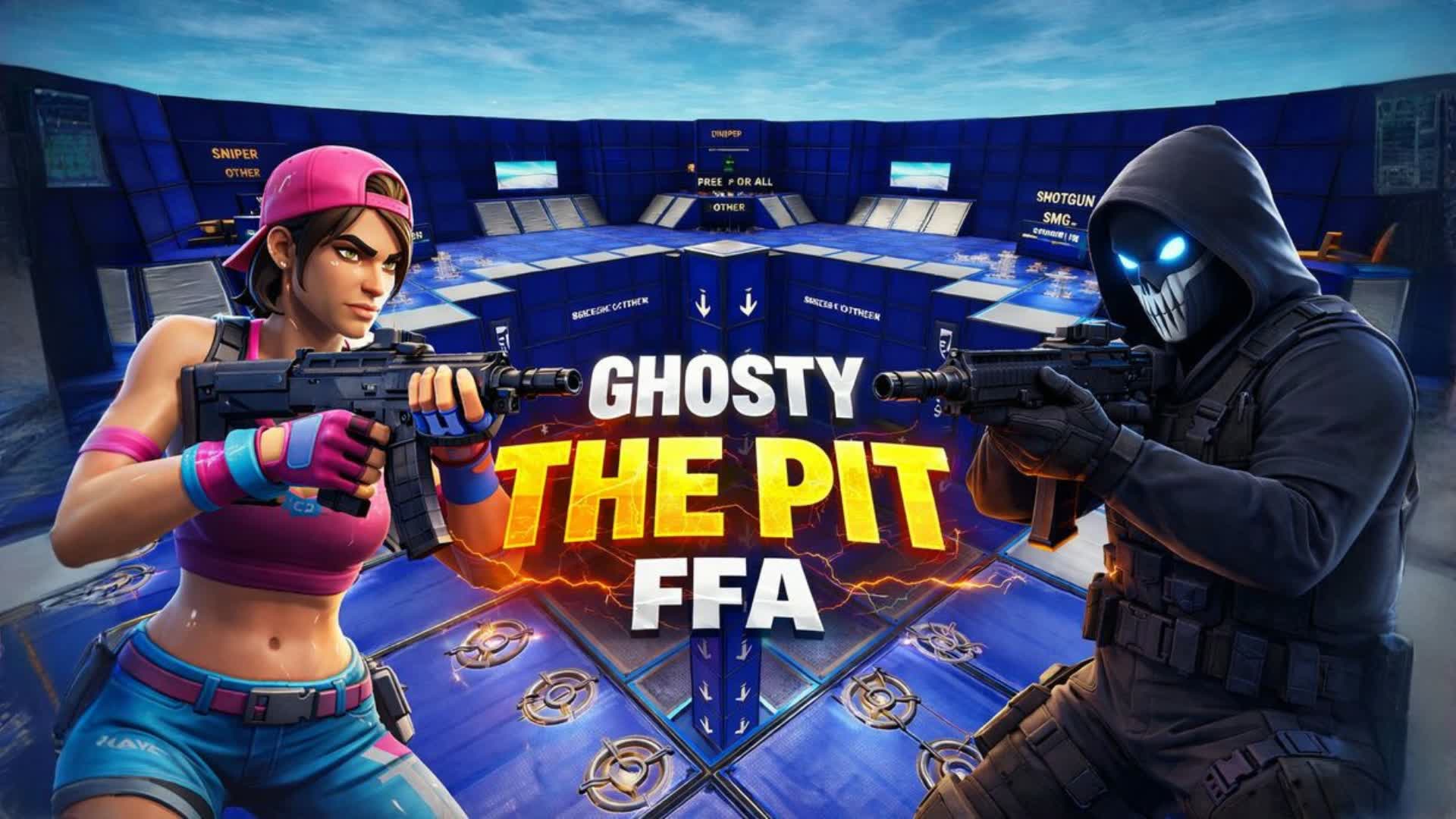 Ghosty - The Pit: Free for All — Fortnite Creative map