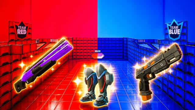 UNLEASHED! RED VS BLUE π΄π΅ β Fortnite Creative map