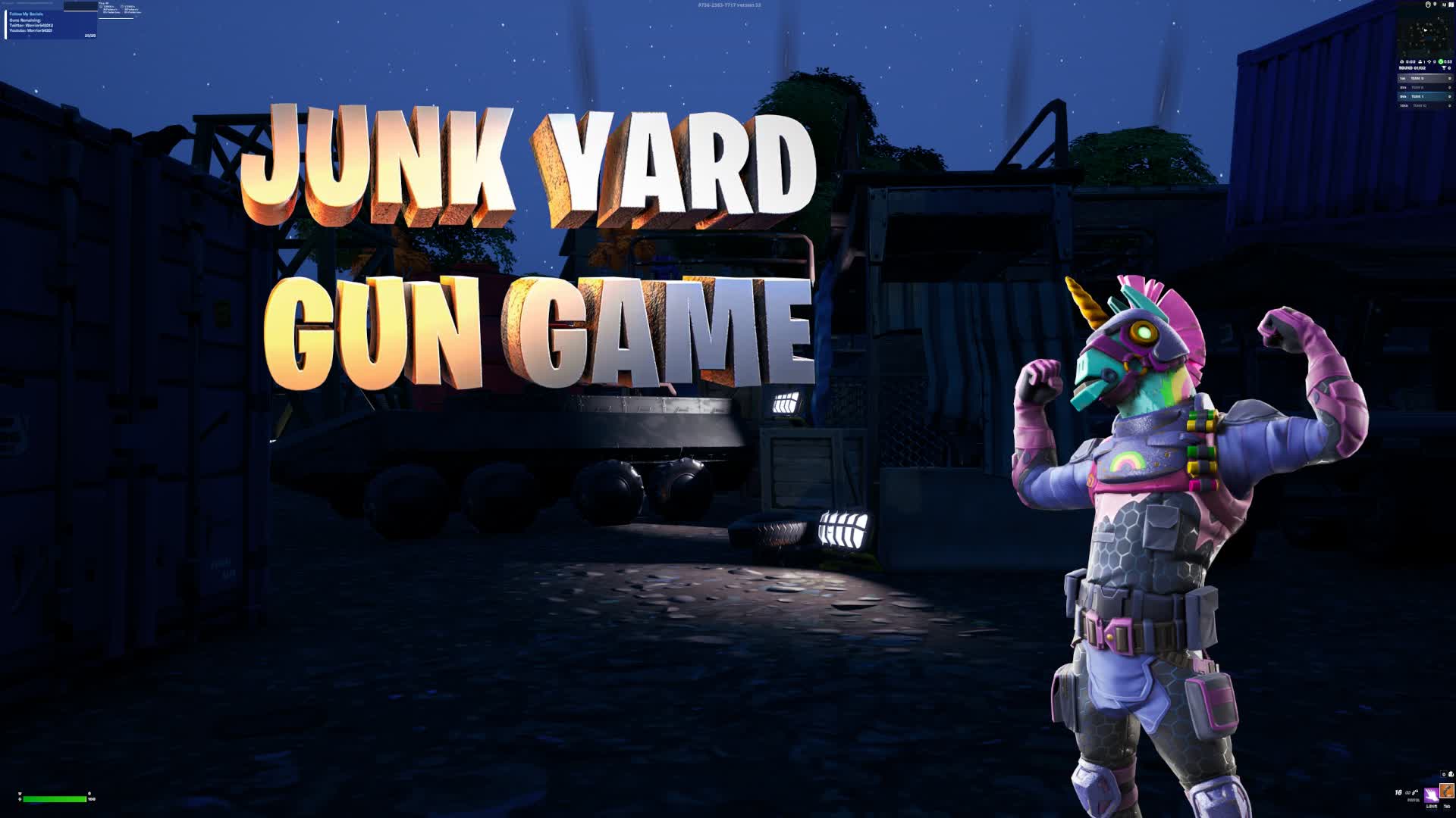 Junk Yard: Gun Game — Fortnite Creative map