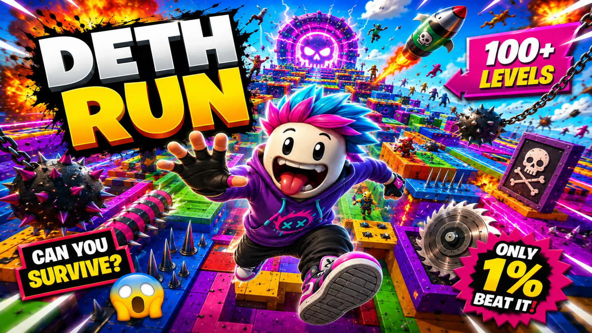 Deathrun easy!!? β Fortnite Creative map