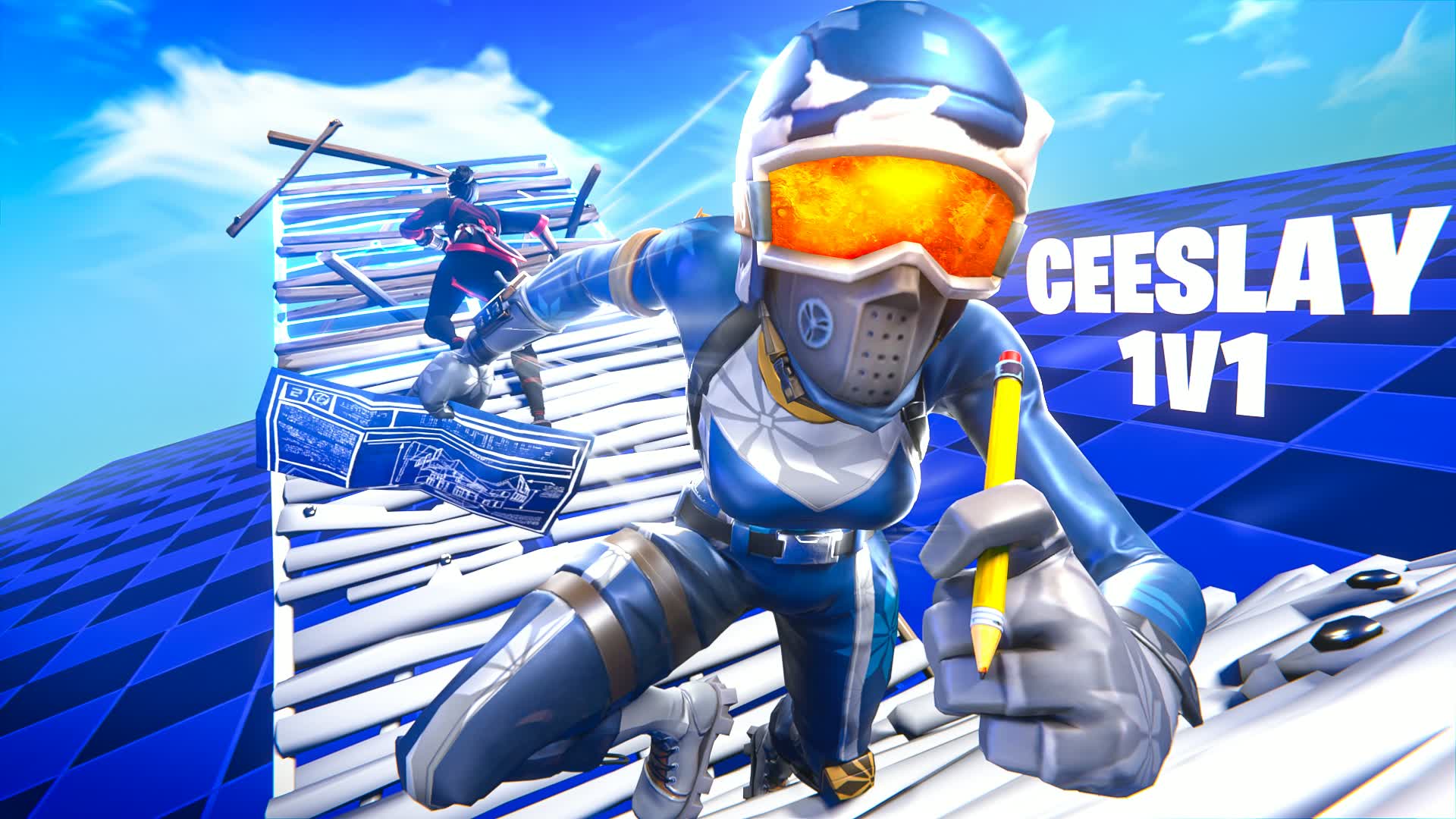 CEESLAY 1V1 BUILD FIGHTS (200 PUMPS) — Fortnite Creative map
