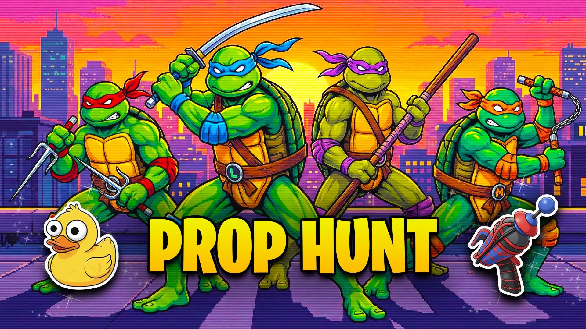 Turtles Prop Hunt β Fortnite Creative map
