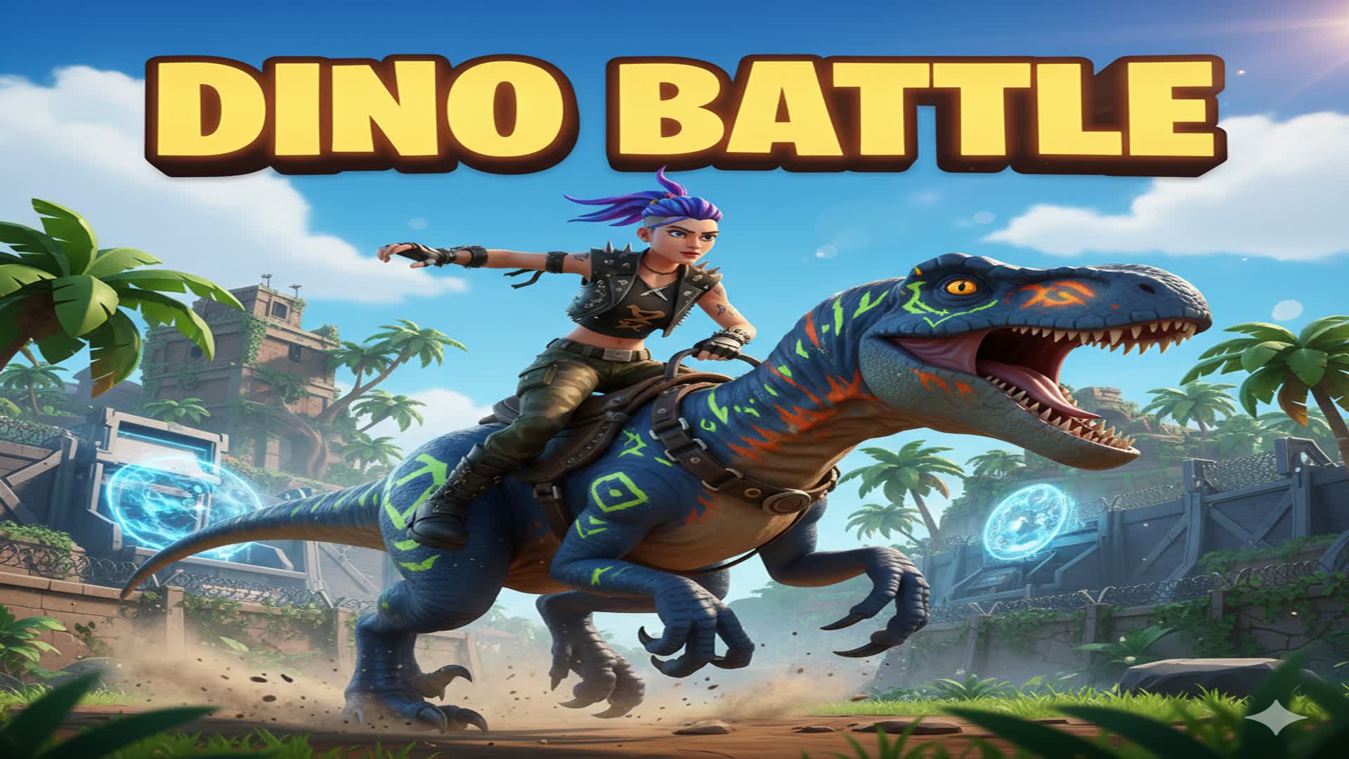 Jurassic Zone Wars — Fortnite Creative map