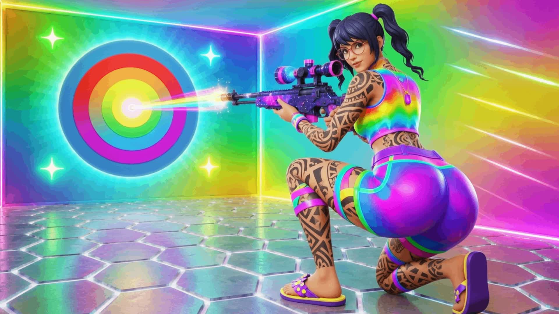π΄ποΈ TROPICAL TRICKSHOT PARKOUR π―βοΈπ₯₯ β Fortnite Creative map
