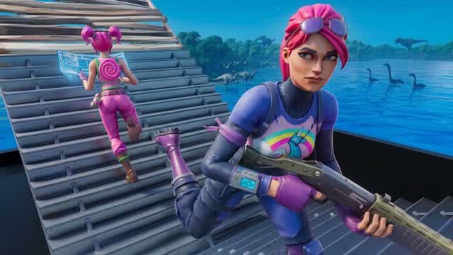 1v1 dinosaurios — Fortnite Creative map