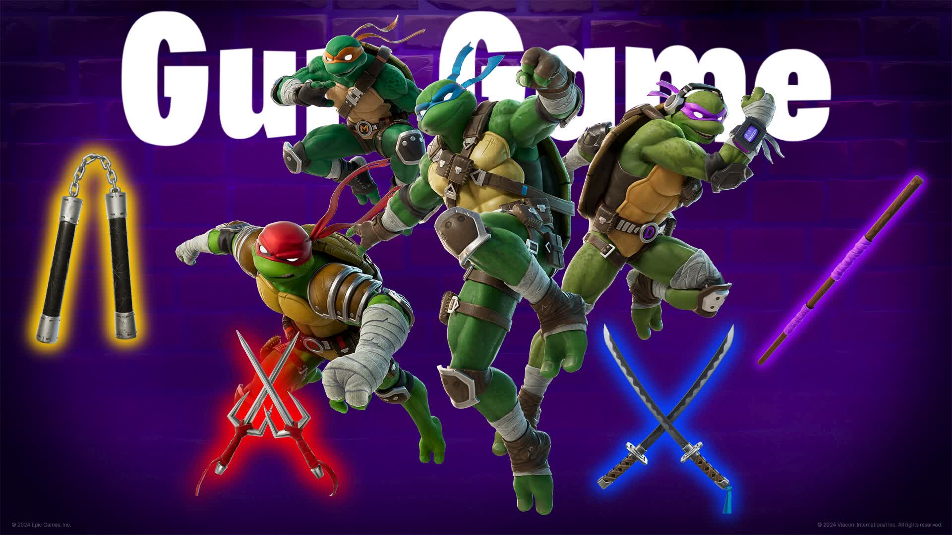 TMNT x Gun Game — Fortnite Creative map