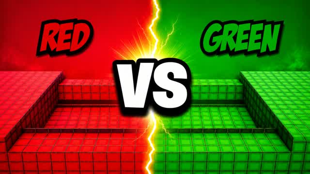 RED VS GREEN 🌌 — Fortnite Creative map