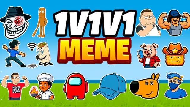 1V1 1V1V1 MEME β Fortnite Creative map