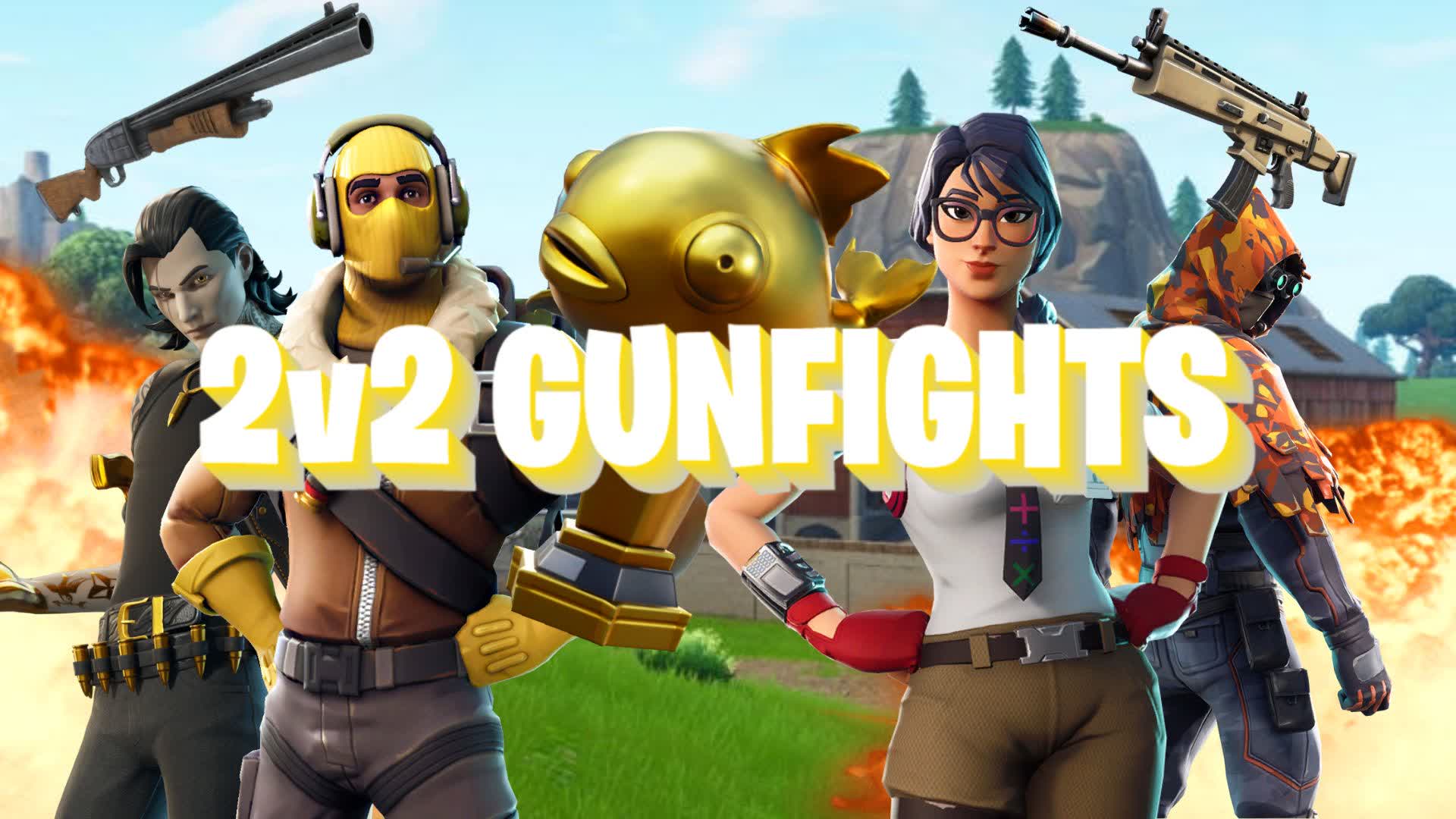 2v2 Gun Game — Fortnite Creative map