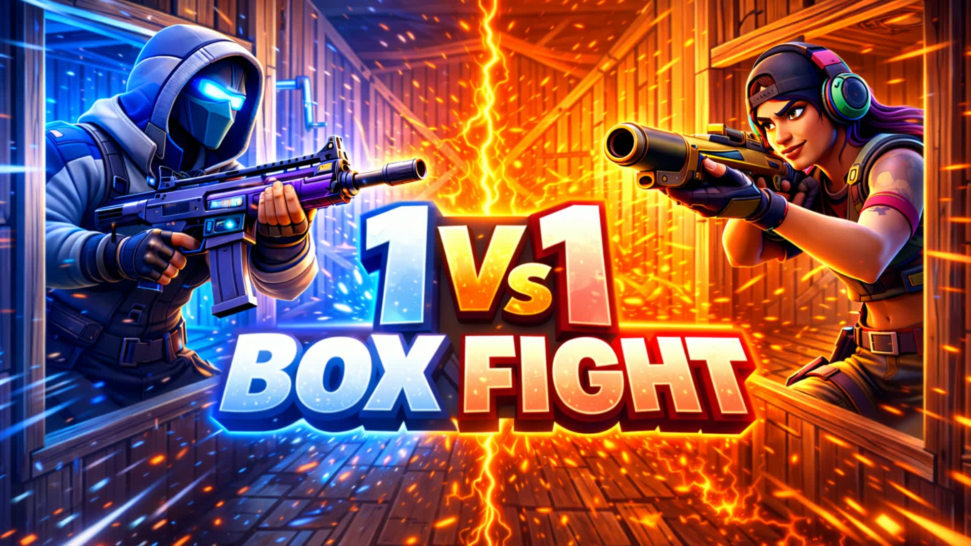 Box Fight 1v1 — Fortnite Creative map
