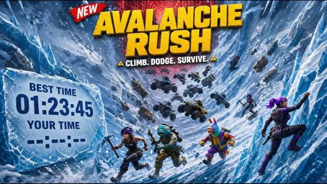 THE AVALANCHE RUSH — Fortnite Creative map