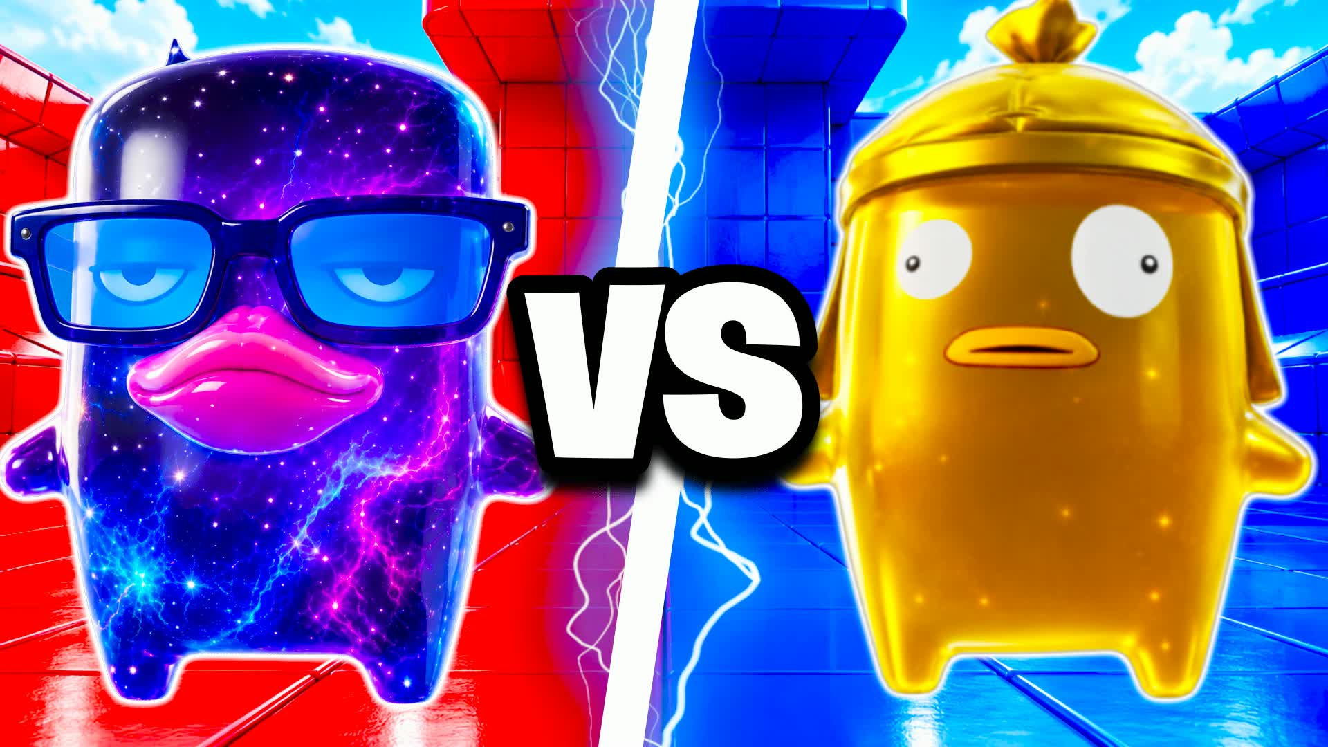 RED VS BLUE NETHER STAR π΄π΅ β Fortnite Creative map