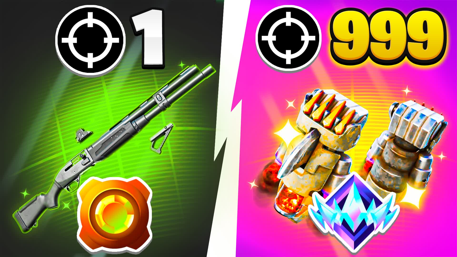 🎯ONE SHOT EVERY GUN⭐ — Fortnite Creative map