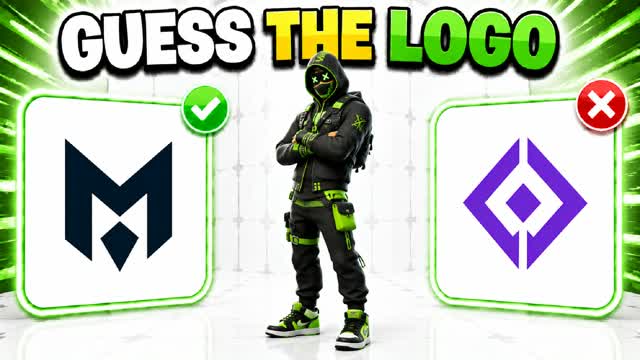 GUESS THE LOGO CORRECTLY unc ๐ rvb โ Fortnite Creative map