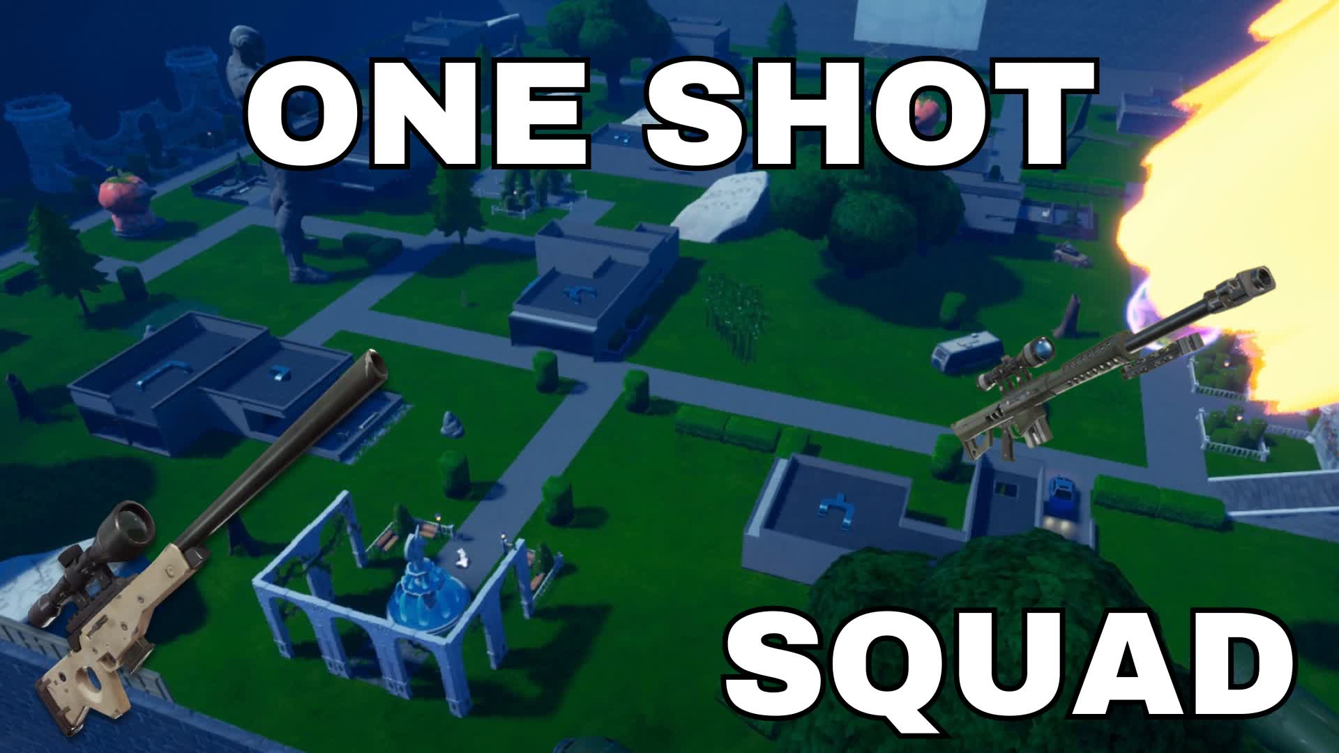 SNIPER ONE SHOT SQUAD — Fortnite Creative map
