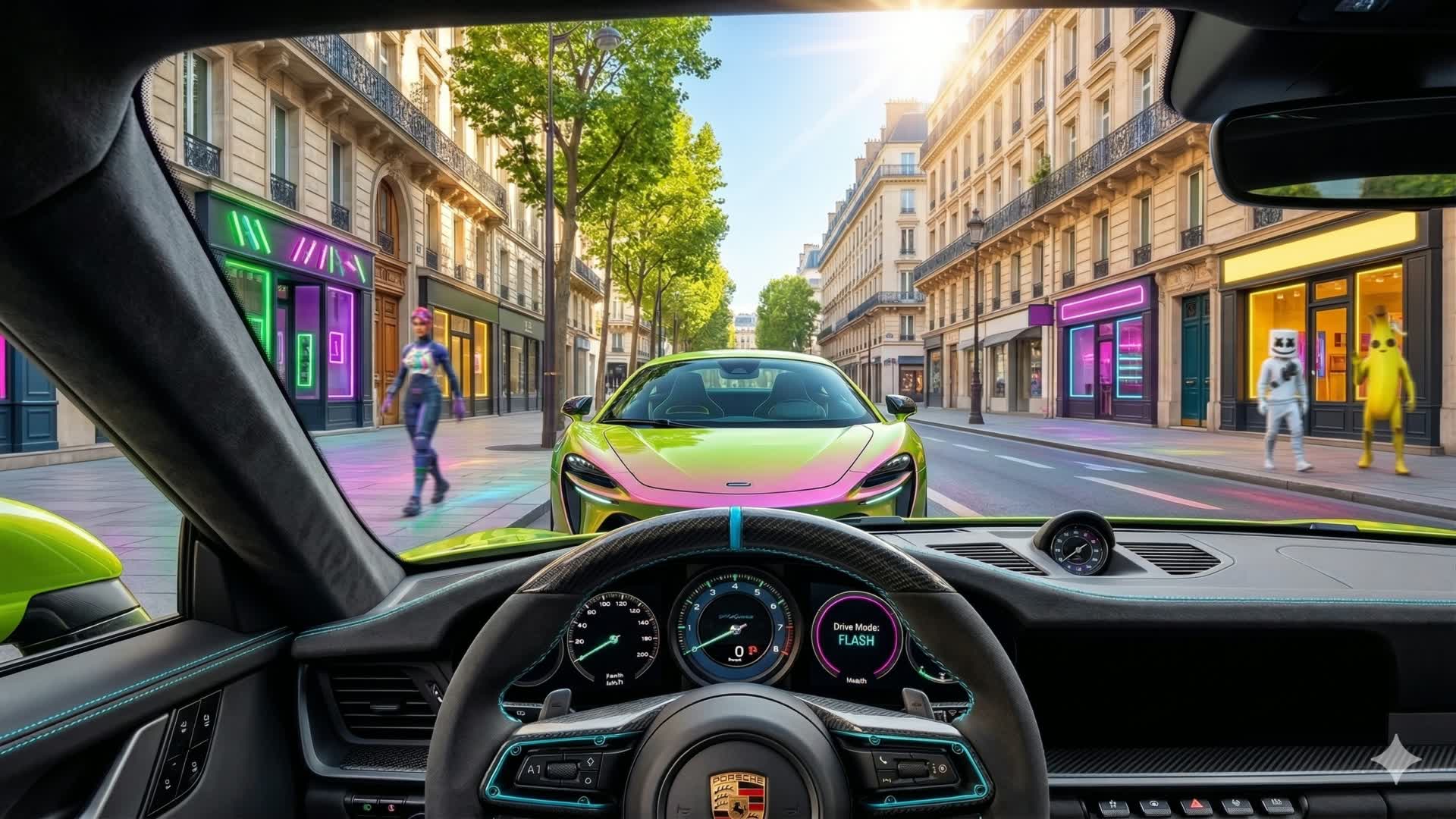 Driving Simulation โ Fortnite Creative map