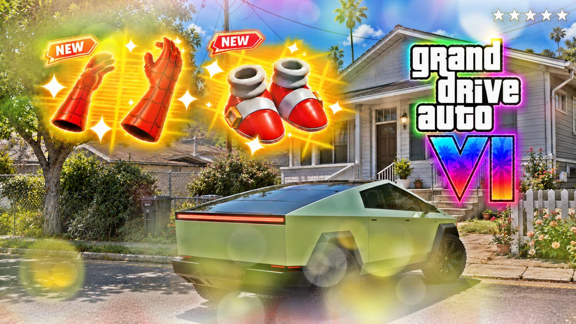 GRAND DRIFT AUTO 6VI MIAMI SPIDER — Fortnite Creative map