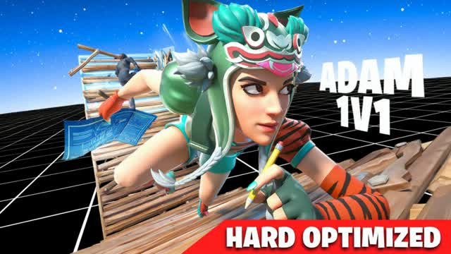 ADAM 1v1 Build Fights (200 Pumps) — Fortnite Creative map