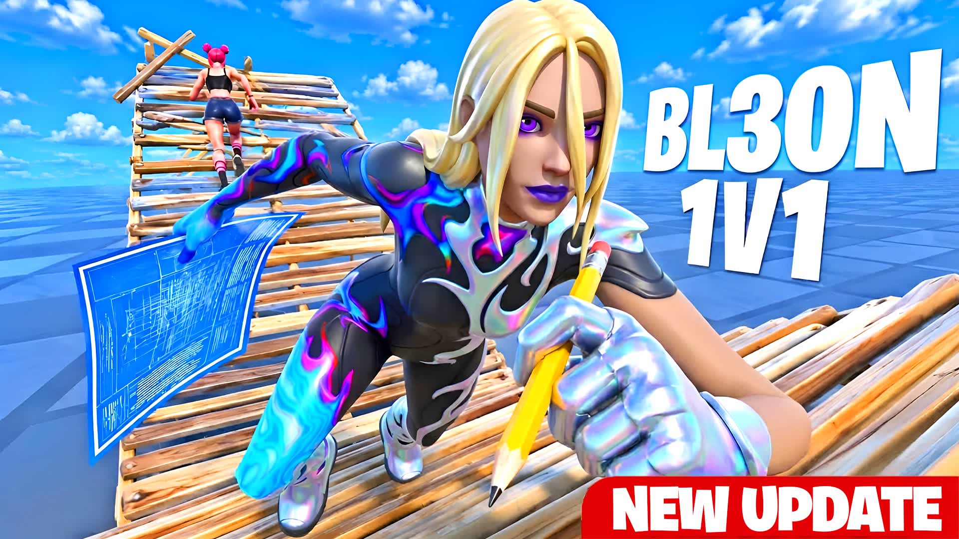 BL3ON 1V1 BUILD FIGHT — Fortnite Creative map